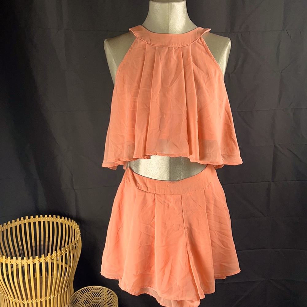 Two piece skirt set